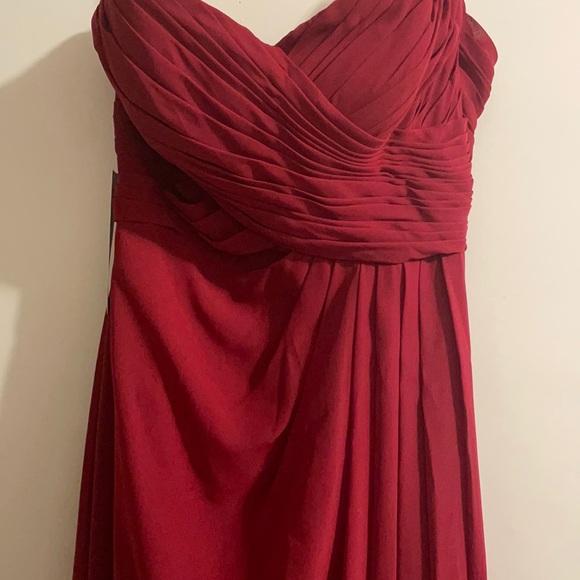 Azazie Arabella A14, Burgundy, NWT - Picture 4 of 6